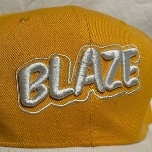 *BLAZE* Vintage Unisex Adult Yellow SNAPBACK CAP